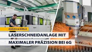 KIMLA Laserschneidanlagen 6g Beschleunigung  Faserlaser  maximale Effizienz und Präzision [upl. by Fonda946]