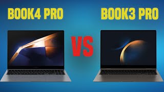 Galaxy Book4 Pro vs Galaxy Book3 Pro  Full Specs Compare Laptops [upl. by Ymmij94]