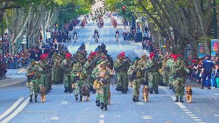 Maior desfile militar em Portugal na Comemoração dos 100 anos Armistício da Primeira Guerra Mundial [upl. by Ayrotal]