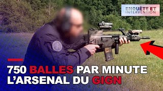 750 BALLES par MINUTES  Le GIGN dévoile son arsenal [upl. by Batty]