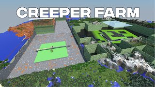 SciCraft Server Tour 1 Million Gunpowder Per Hour Creeper Farm [upl. by Desireah]