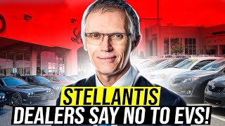 Stellantis Dealers Dont Want To SELL ANYMORE EVs They Rather FULL GAS Vehicle Lots [upl. by Onahpets]