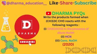 Write the products formed when CH33C CHO reacts with the following reagents i CH3COCH3 in [upl. by Mosi]