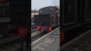 KWVR Steam Locomotive at Keighley Station 4k [upl. by Devland]