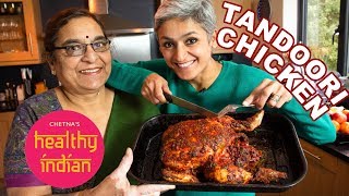 Tandoori chicken  Roast chicken by Food with Chetna [upl. by Jobe]