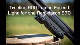 Treeline 900 Lumen Forend Flashlight for the Remington 870 and Mossberg 500  at Tractor Supply [upl. by Gillead879]