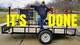 New Lawn Care Trailer Rack Setup [upl. by Colis]