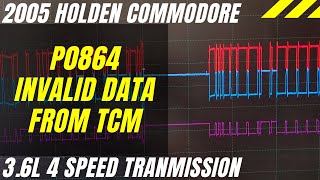 Holden Commodore P0864 Invalid Data from TCM  transmission fault [upl. by Naitsirhc370]