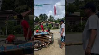 2nd stop for lechon baboy delivery at barangay Bagtican fiesta bagtican food lechonbaboy [upl. by Ruelle439]