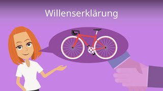 Willenserklärung Das solltest du wissen  Studyflix [upl. by Orme]