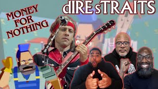 Dire Straits  Money for Nothing Reaction Iconic Guitar from an Iconic Band with a Roblox Video [upl. by Fulcher]