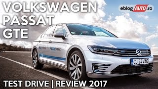 Noul Volkswagen Passat GTE  Test Drive  Review 2017 [upl. by Acimat591]