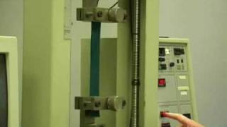 Fabric Testing  Tensile Strength Test [upl. by Anaimad155]