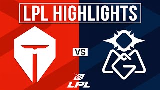 TES vs OMG Highlights ALL GAMES  LPL 2024 Summer  TOP ESPORTS VS Oh My God [upl. by Massie]