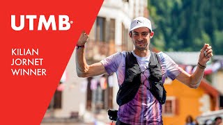 UTMB MontBlanc 2022  🟥 UTMB  🥇 Kilian Jornet  Breaking 20 [upl. by Arykahs819]