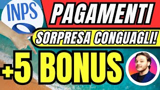 Novità🔴PAGAMENTI INPS🔥5 BONUS💶 ADI SFL AUU✅500€ [upl. by Uaerraj]