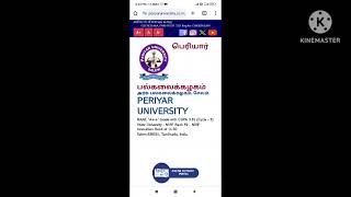 Periyar University latest Updates Certificate Confusion Clarification [upl. by Anyrak219]