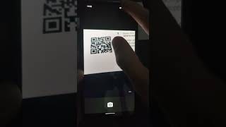 QR code scanner on LineageOS 191 Android 12 in quick settings [upl. by Eelessej]