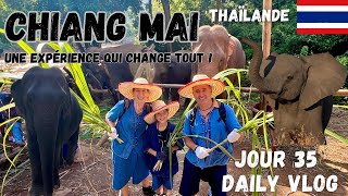 VLOG THAÏLANDE EN FAMILLE Sanctuaire des Éléphants à CHIANG MAI  Expérience qui Change Tout S5E35 [upl. by Kenney983]