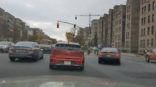 NYC Drive The Grand Concourse in the Bronx in a Ford Crown Victoria [upl. by Neeuq]