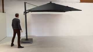 Palermo parasol with LED demo [upl. by Eentroc]