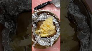 Slow cooker jacket potatoes  recipe in comments slowcooker easyrecipe glutenfreefood recipe [upl. by Loni]