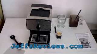 Capresso EC50 Stainless Steel Espresso amp Cappuccino Machine [upl. by Leahcim286]