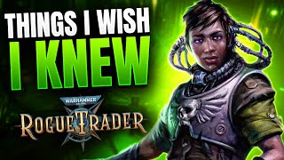 10 Things I Wish I Knew Before Playing Warhammer 40K Rogue Trader Gameplay Tips and Tricks [upl. by Nyladam]