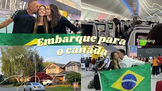 Diário de intercâmbio 🇨🇦  Embarque  chegada [upl. by Kiersten476]