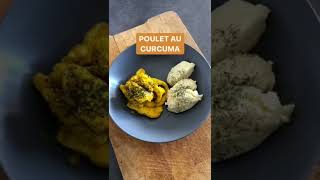 RECETTE 18  60 secondes chrono  POULET AU CURCUMA [upl. by Desi98]