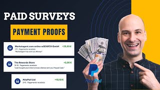 4 best survey sites that pay through PayPal  Payment Proofs [upl. by Lucic588]