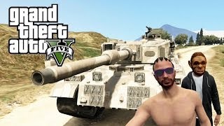 GTA Online The Crew Has Tanks GTA 5 Multiplayer Funny Moments [upl. by Darya]