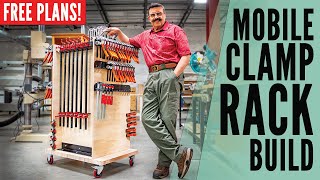 DIY Clamp Rack Build Storage and Organization with Free Plans [upl. by Ame]