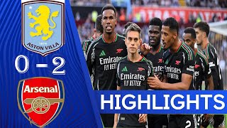 Aston Villa vs Arsenal 02 English Premier League – as it happened Highlights [upl. by Thissa]