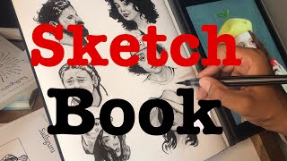 New Sketch Book  Portraits In new sketch book  The Artist Abhi [upl. by Lukasz]