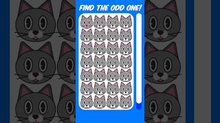 FIND THE ODD EMOJI odd emoji  odd out  emojichallenge emoji shorts [upl. by Ettevram]