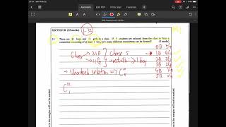 DSE Math CP 2019 P1 Q15 Permutation and Combination [upl. by Robillard]