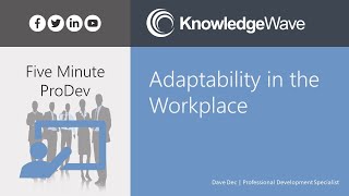 Professional Development Adaptability in the Workplace [upl. by Aymer]