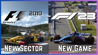 Spa But Every Sector the Game Gets NEWER  F1 2010  F1 23 [upl. by Kobylak]