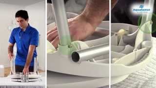 How to Assemble Your AquaSense® Folding Bath Seat [upl. by Romito]