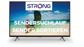 STRONG Android TV Sender sortieren und Sendersuchlauf [upl. by Bose662]