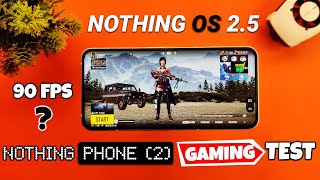 Nothing Phone 2 BGMI Gaming Test After Nothing OS 25 Android 14 Update [upl. by Ty]