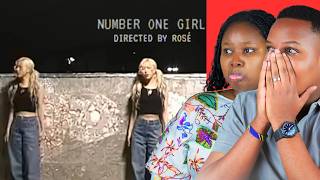 African Couple Reacts to ROSÉ  number one girl official music video almost cried [upl. by Hanleigh759]