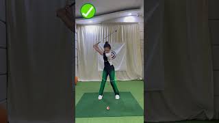 ☑️Stop sliding in the downswing😔 golf golfdownswing [upl. by Hallam]