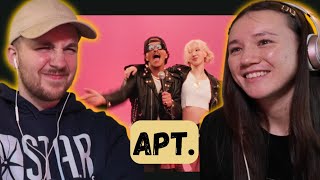 ROSÉ amp Bruno Mars  APT Official Music Video REACTION [upl. by Trebron]