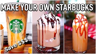 Making Starbucks Coffee Drinks at Home  Save Money [upl. by Jerroll]