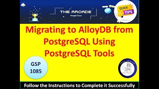 2024 Migrating to AlloyDB from PostgreSQL Using PostgreSQL Tools Lab Solution qwiklabs [upl. by Angelo753]