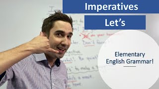 Lets Learn English  Imperatives  Elementary English Grammar [upl. by Alicec322]