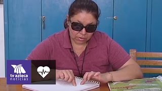 ¿Cómo aprenden los ciegos el sistema braille [upl. by Kotta551]