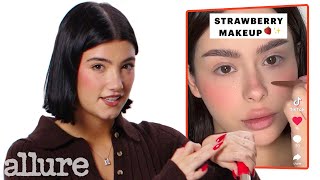 Charli DAmelio Reacts to TikTok Trends  Allure [upl. by Laroy224]